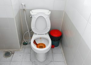 Penyebab noda karat pada kloset