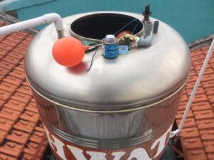 Menambal Tandon Air Stainless Steel